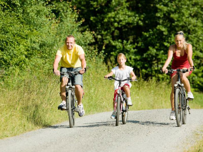 On the bike